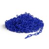 Montour Line Blue Plastic Chain, 2 In, 50 Ft. Long CH-CH-20-BL-50-BX